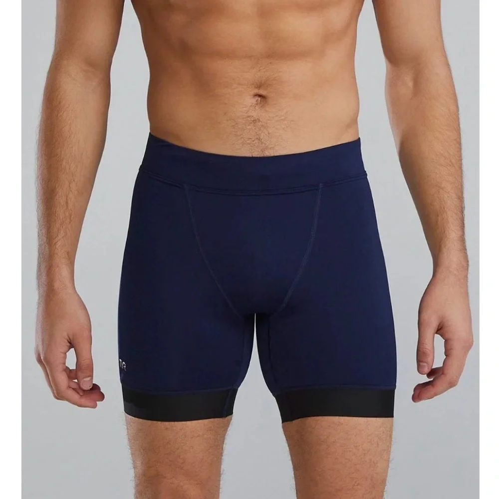 TYR Men’s Swim Hybrids Navy with Black Trim